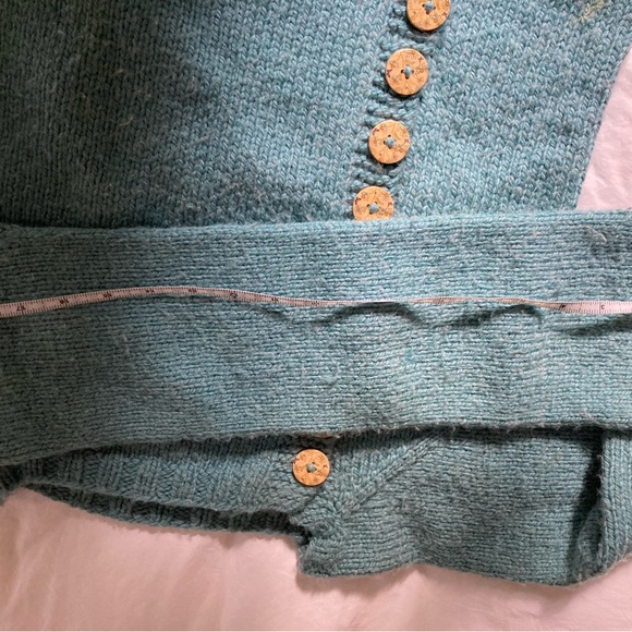 Hand knit sweater, ‘buttony sweater by Katie Marcus’ - Picture 6 of 6